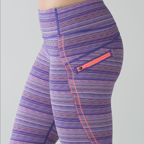 Lululemon Run Top Speed Crop Space Dye Sz 6 - Picture 1 of 9